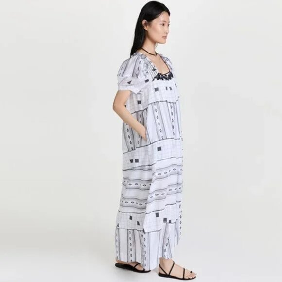 045  Free People Jamie Embroidered Maxi Dress NWOT Size XS - Picture 3 of 15